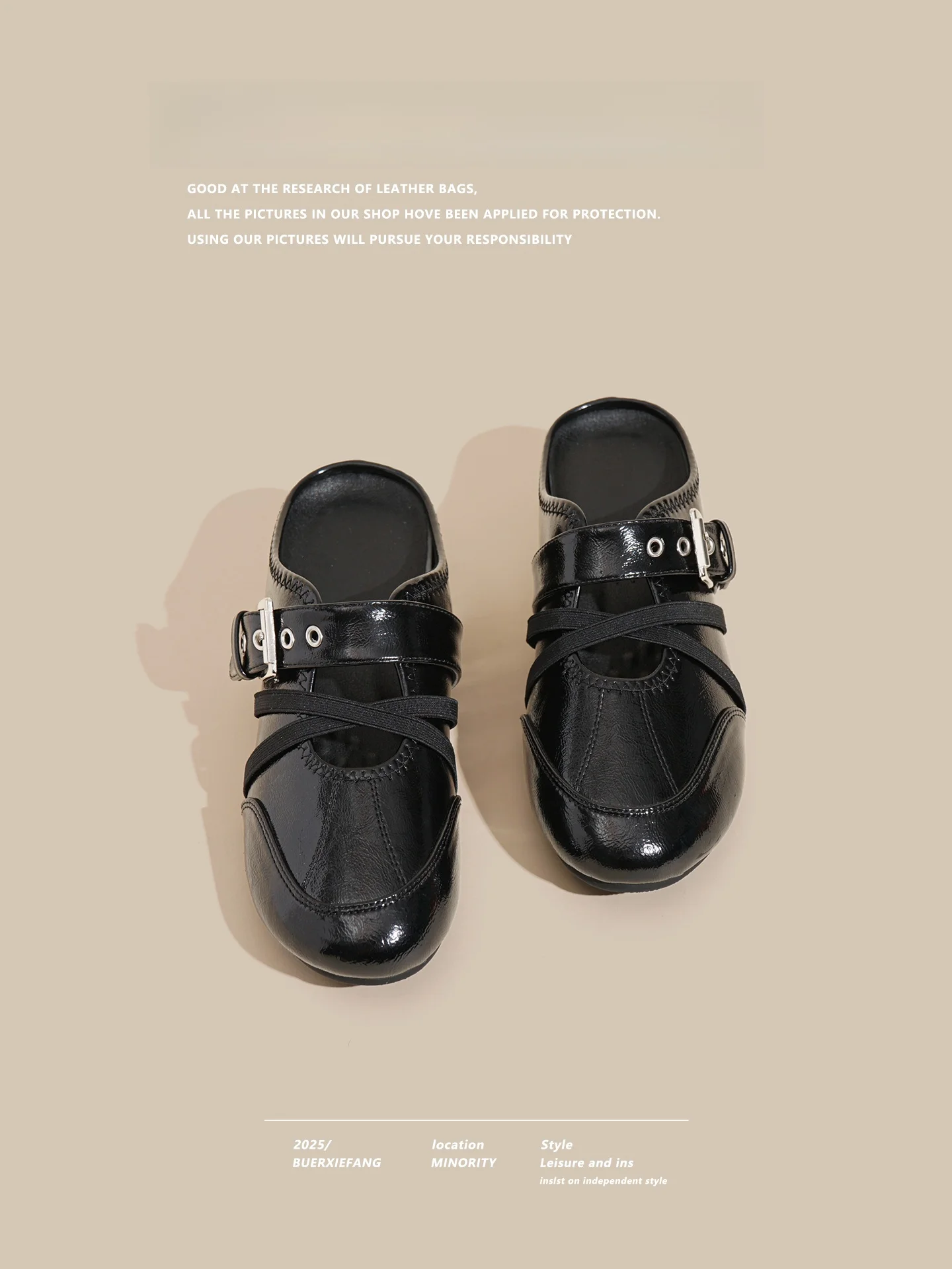 women's-ballet-style-slip-on-half-slippers-summer-outdoor-wear-casual-comfortable-slip-on-padded-head-flat-heel-sandals