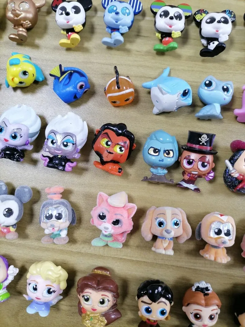 Disney Doorables Cartoon Glass Eyes Doll Collectibles Rare Figurine Cute Action Figure Children Birthday Gifts