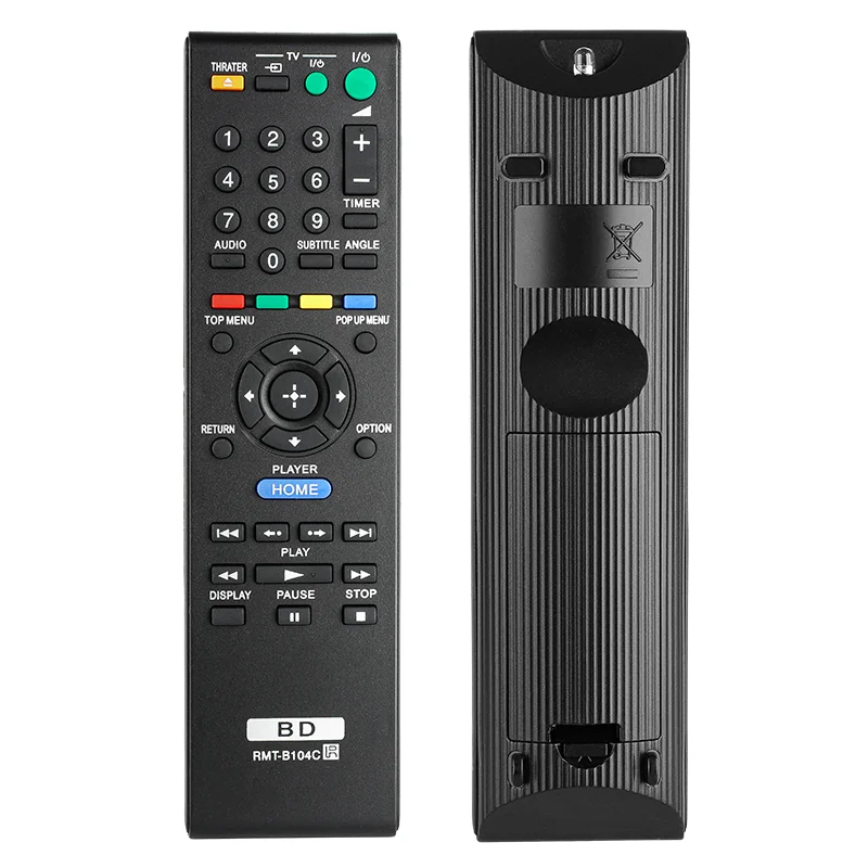 Control Remoto RMT-B104C Compatible con Reproductores de Discos Blu-ray Sony BDP-X2 BDP-BX37 BDP-BX57 BDP-BX59 BDP-S185 BDP-S190 BDP-S270 B