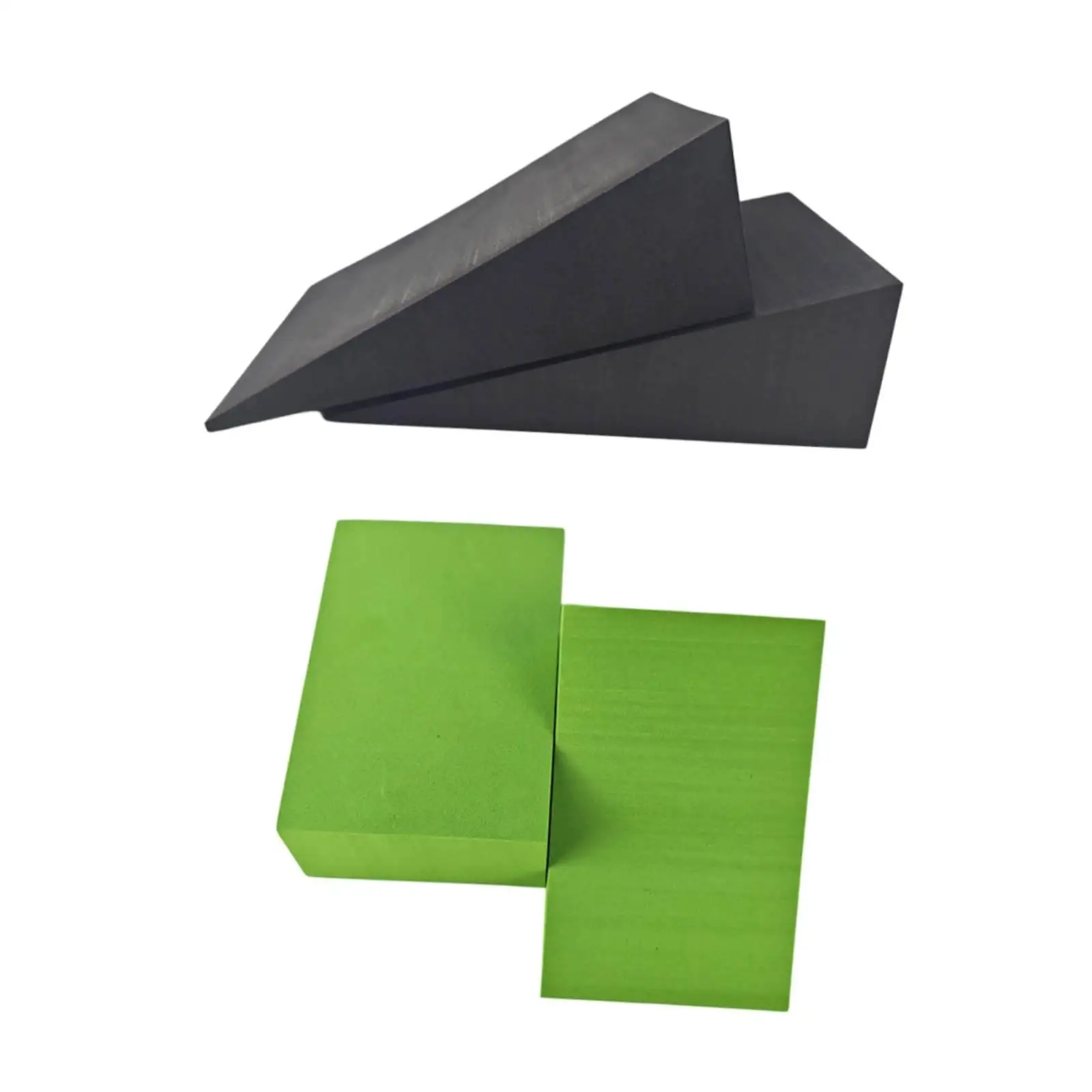 Yoga Blocks Set EVA Material Lightweight Comfort Exercise Bricks for Home Gym Pilates Stretching and Flexibility