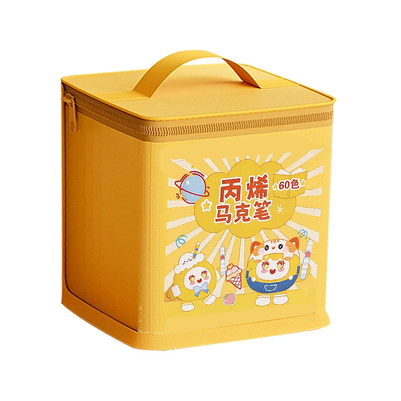 24/36/48/60/80 Stuks Marker Pen Kinderen Waterdichte Overlappende Kleur Diy Art speciale Aquarel Pen Kan Gewassen