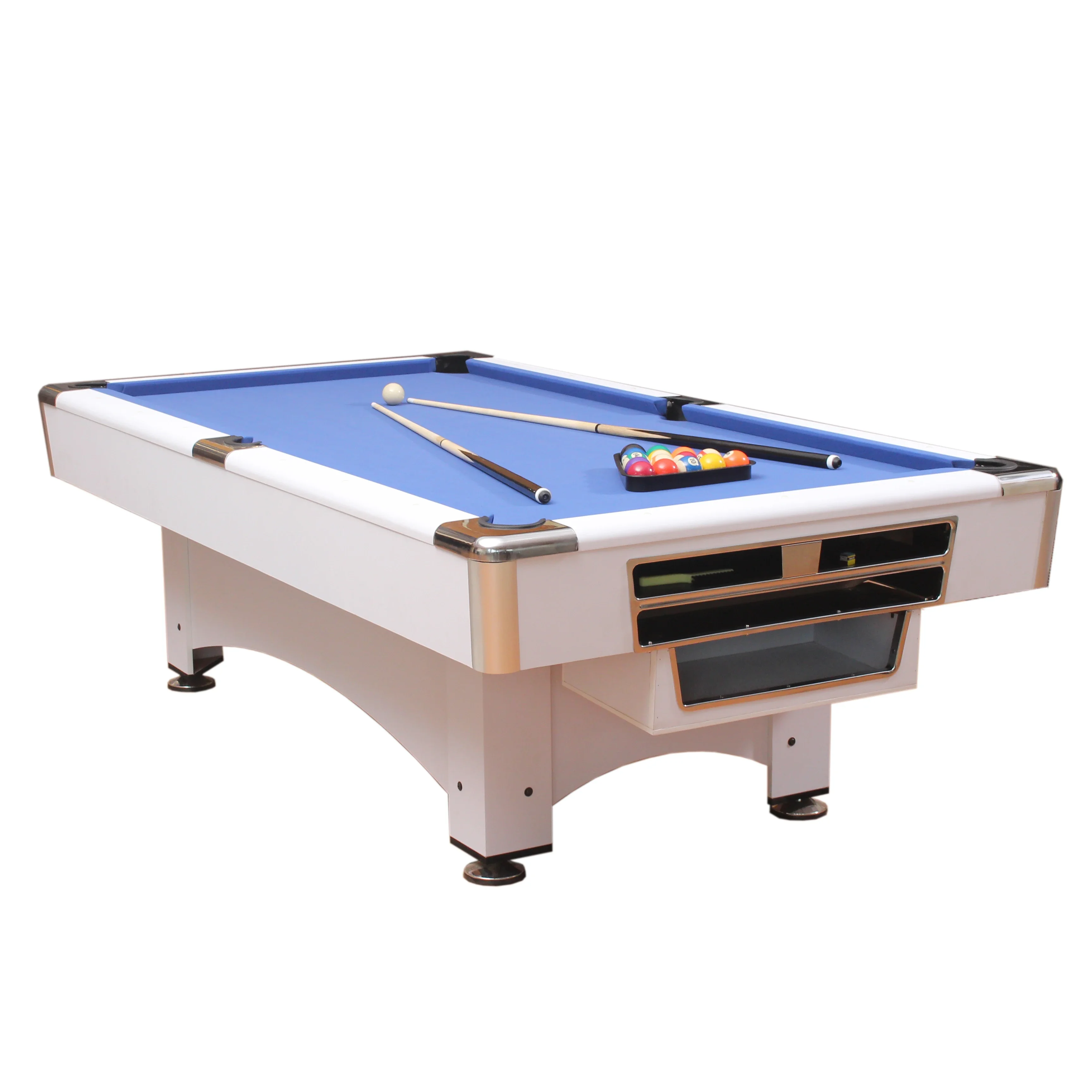 2024 Hot Sale Modern Black 8 Pool Table MDF 7ft 8ft 9ft Size Available Billiard Tables With Full Accessories Include