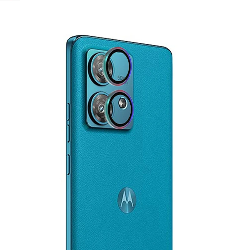 Rear Camera Protector Glass For Motorola Moto Edge 40 Neo  Metal Ring Camera Protectors For Moto Edge40 40Neo Lens Film Glass