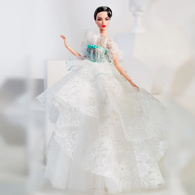 

Кукольная одежда Xianxian, костюм 1/6, аниме BJD 32 см, супермодель, аксессуары для кукольной одежды, белый элегантный комплект платьев для девочек, коллекционер игрушек «сделай сам»