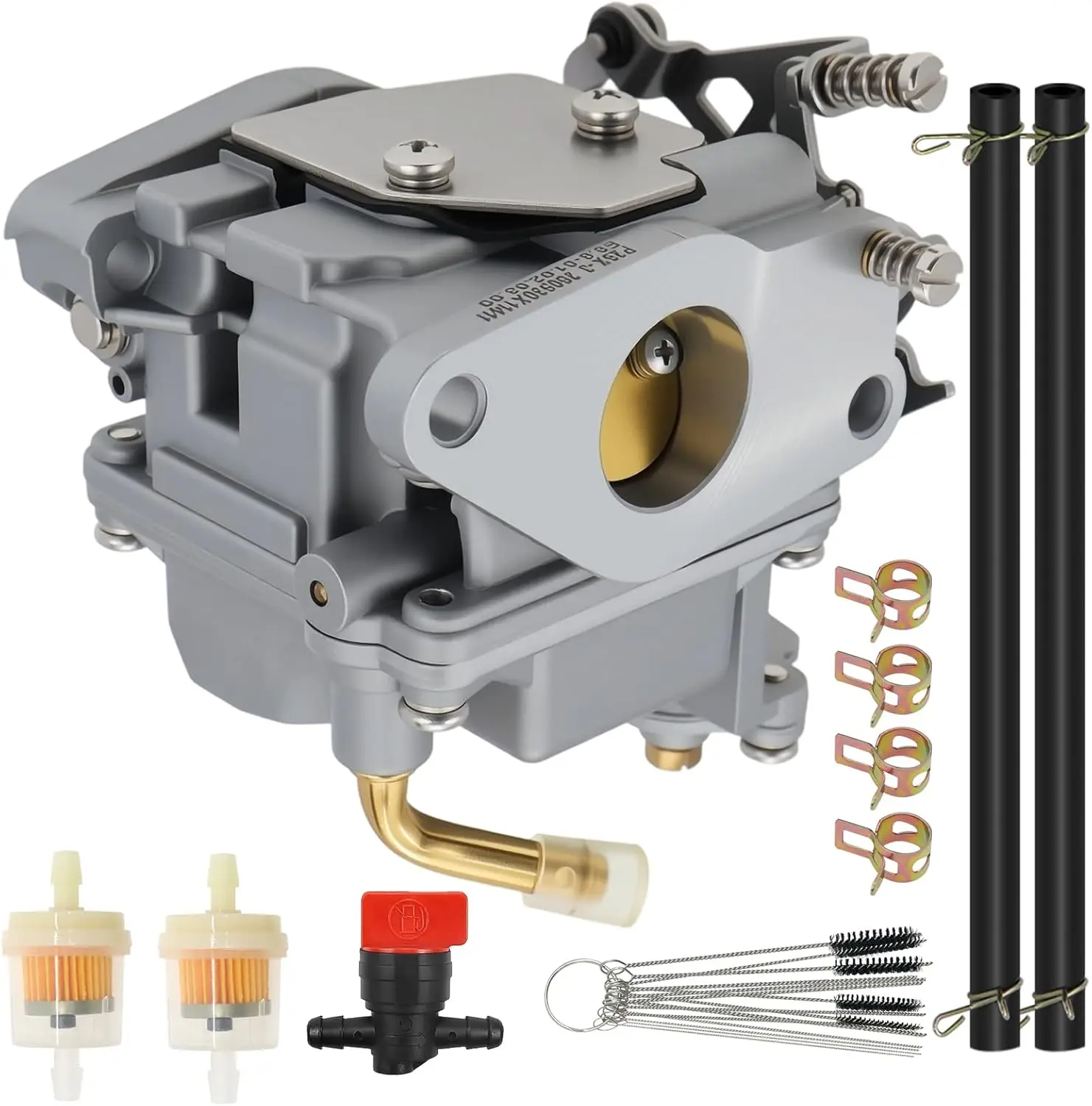 Boat Carburetor Compatible with Me rcury Mariner Mercruiser 8HP 9.9HP 4-Stroke Outboard Engine 3303-895110T01 3303-895110T11