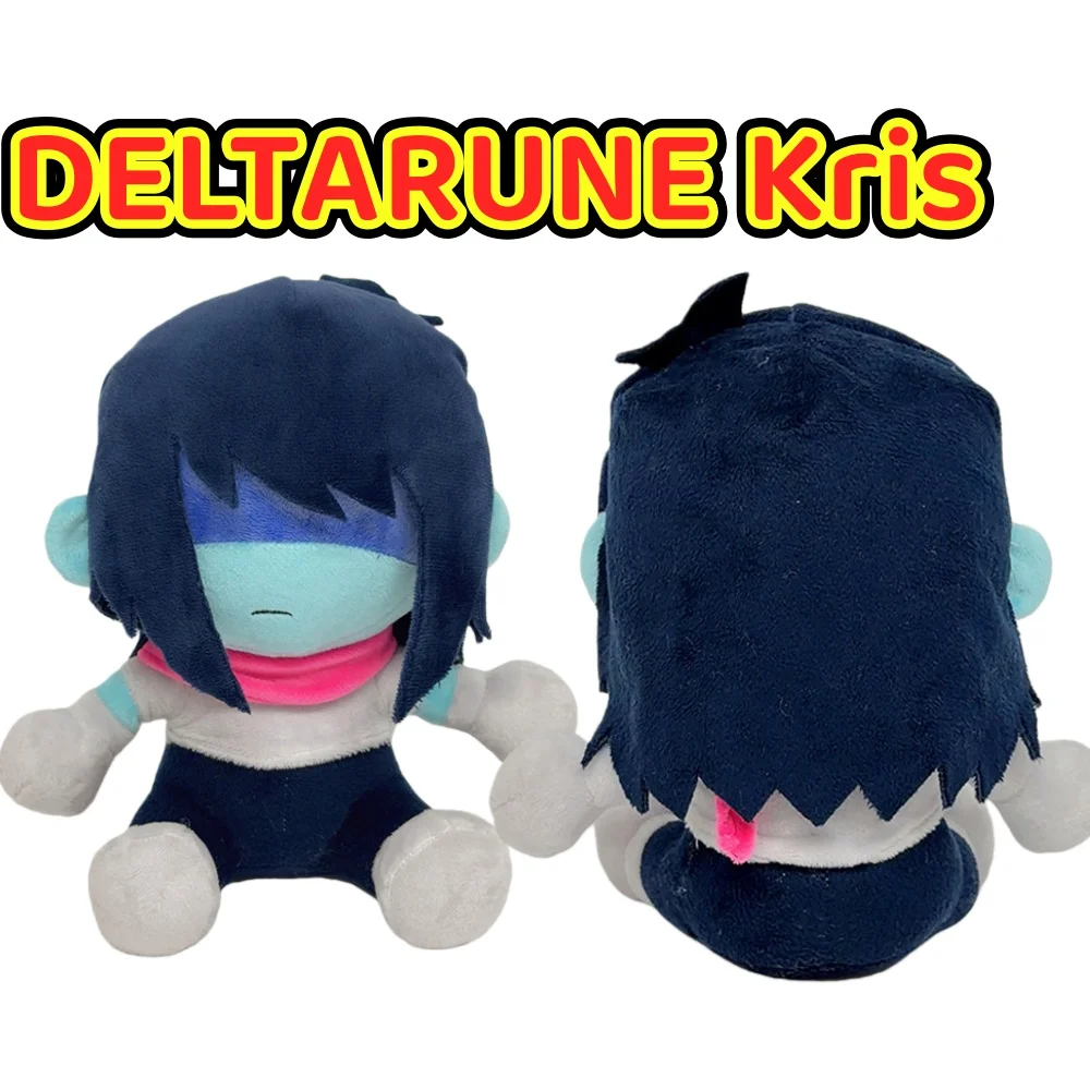 

22cm DELTARUNE Kris Plush Doll Cute Game Character Toy For Teens Fans Collectors Christmas Gift Home Decor
