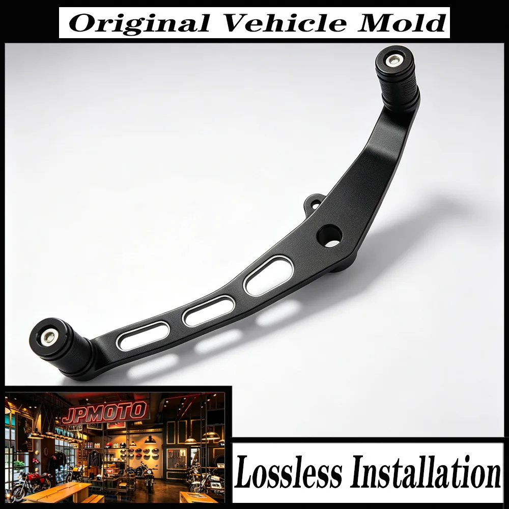 For Harley Street XG750 Street 750 XG500 Street 500 2015-2017 Motorcycle Lever Shifter Pegs Footpegs Edge Cut CNC Aluminum Black