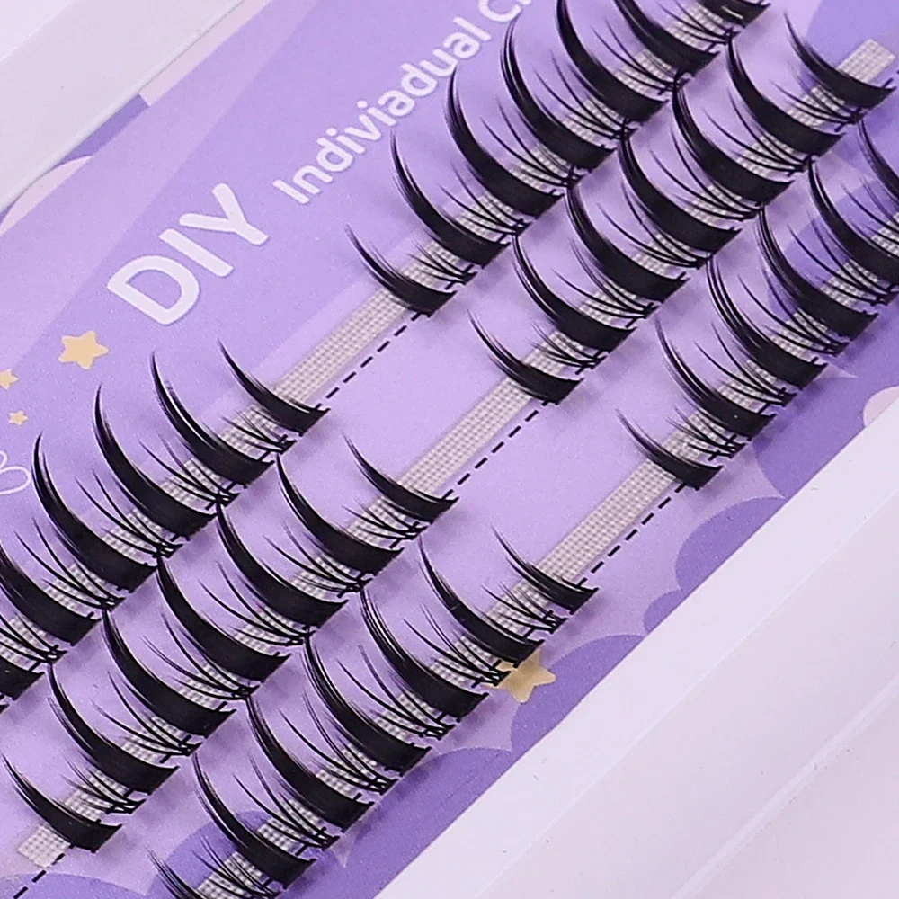 Individual Lashes False Eyelashes Manga Lashes Natural Thick Single Cluster Segmented Korean Makeup Cos Fake Eyelash Extensions