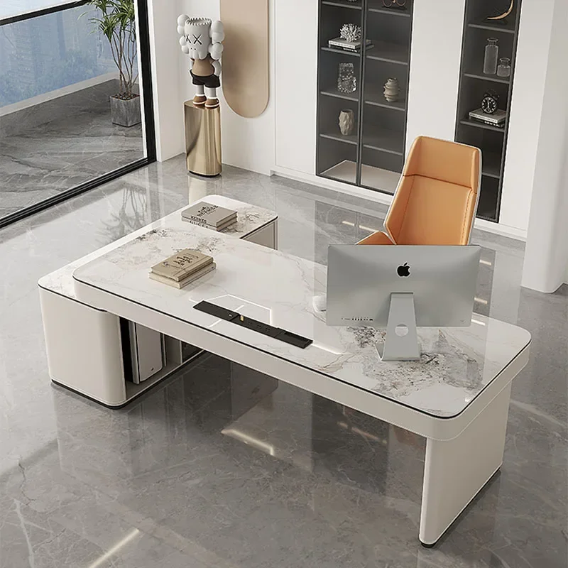 

Computer Office Conference Tables Desk Work Executive L Shaped Gaming Multifunction Home Furniture Workshop Table Tavolino Tv