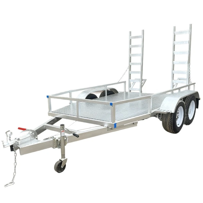 Small excavator trailers, 1-ton, 2-ton, 3-ton professional trailers