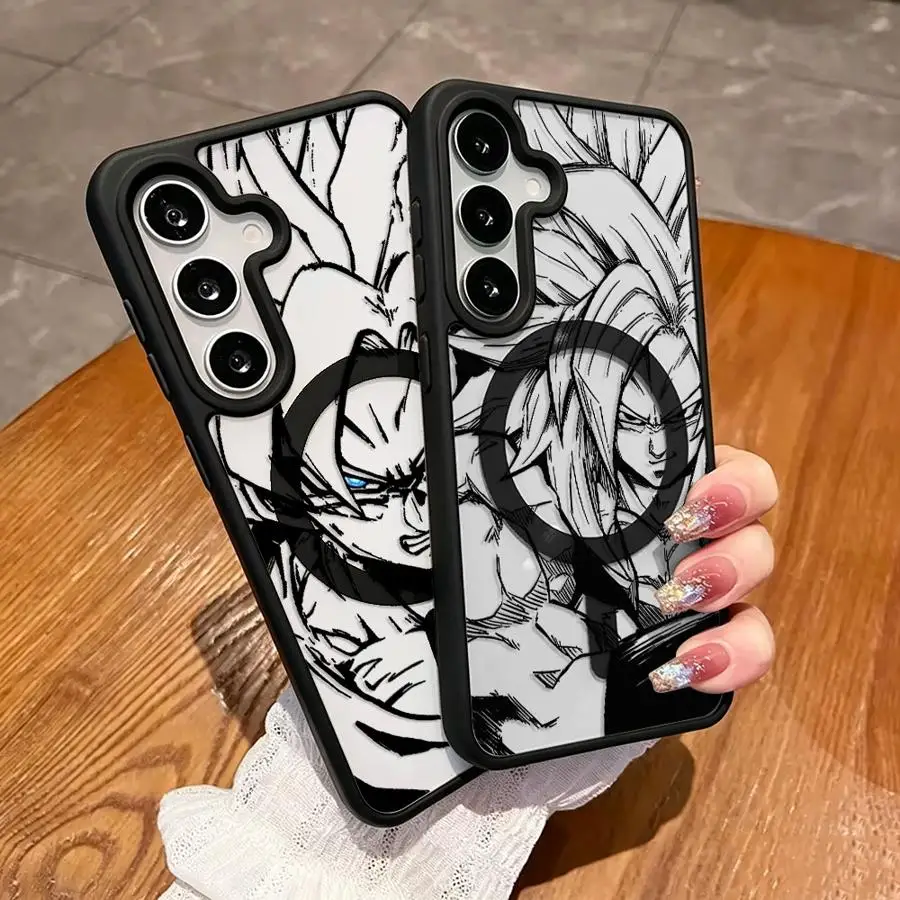 Cool Dragon BallS Magnetic Cover Phone Case for Samsung Galaxy A57 A35 A25 F17 A36 A16 A15 A54 A55 A27 M17 A26 A17 A37 A56
