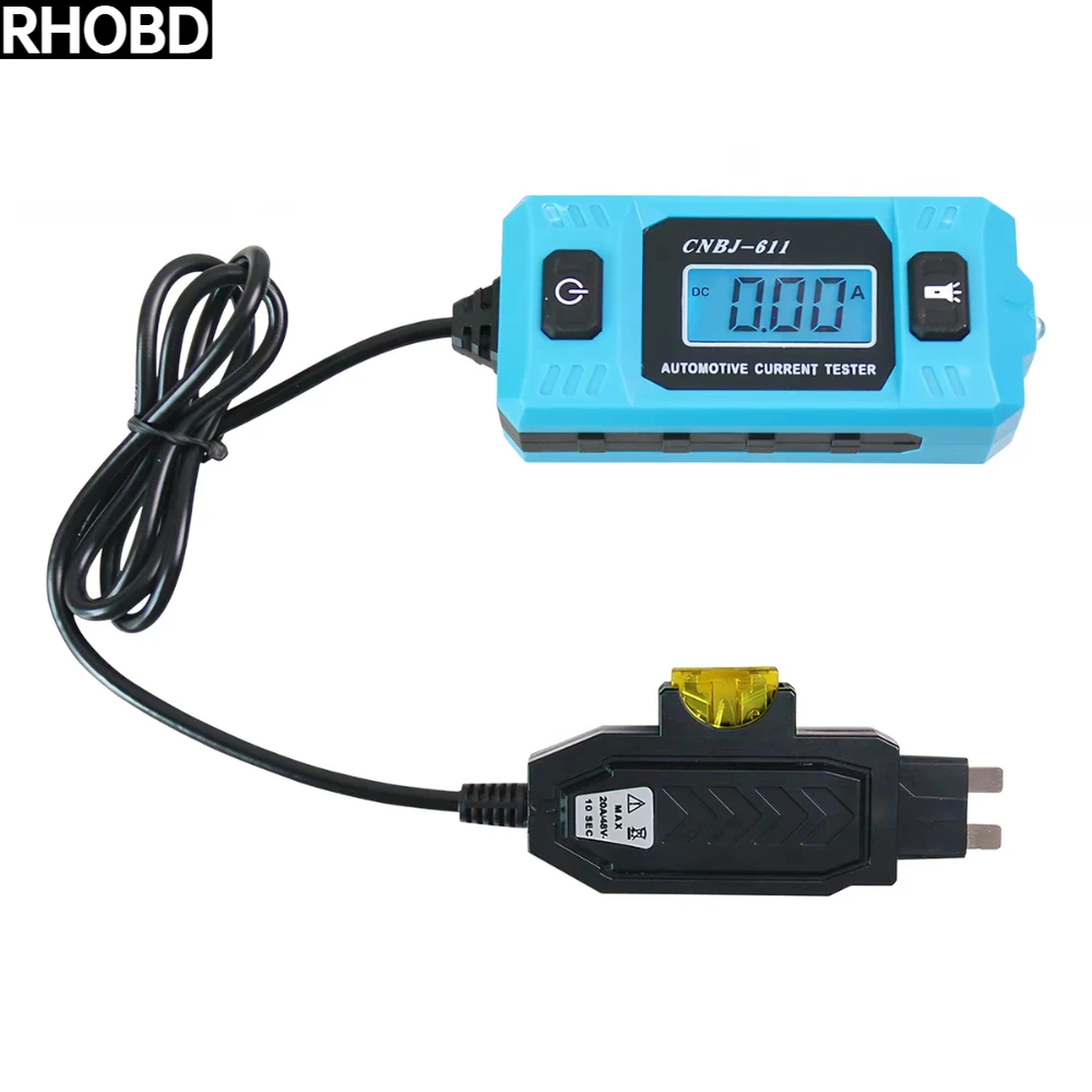 NEW Best Automotive Current Tester Circuit Tester, Automotive Electric Circuit Tester with Voltage Display LED Light Car Power