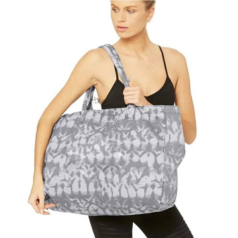 Yoga Shoulder Bag Canvas Bag Unisex Large Capacity Shopping Sports and Fitness Bag Men Women