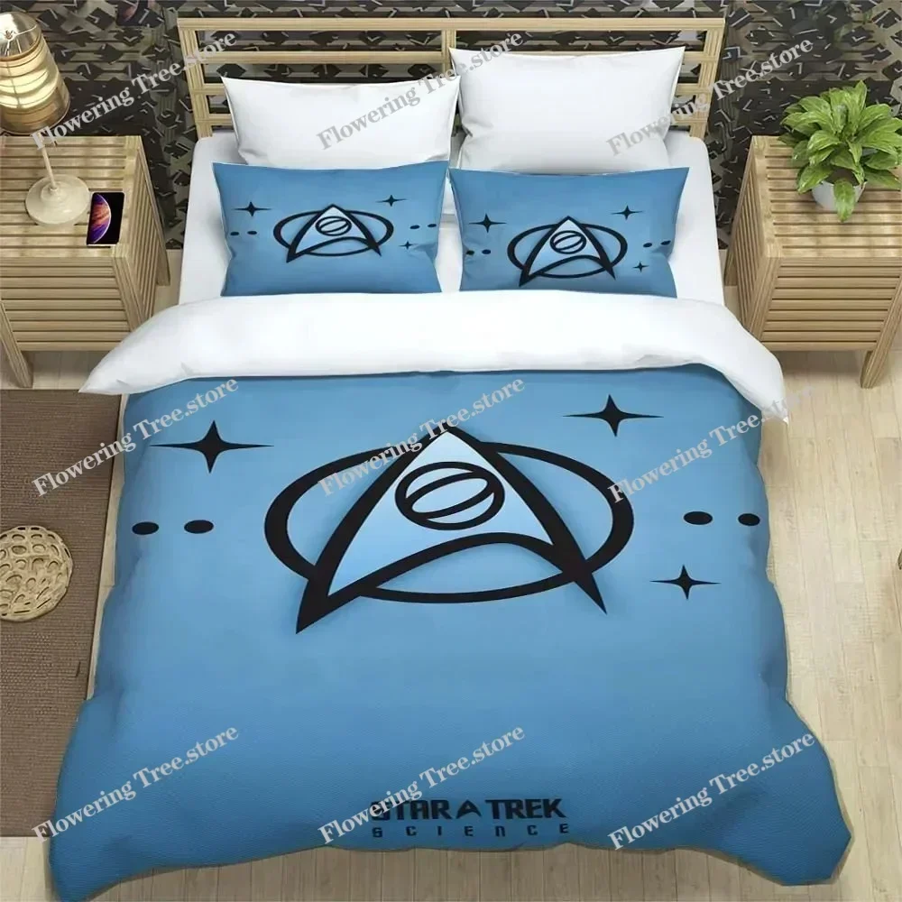 Movies S-Star Trek Logo Sheets Quilt Covers Bedding Dormitory Sheets Bedding Set Soft Warm Bedding Set029592FQH