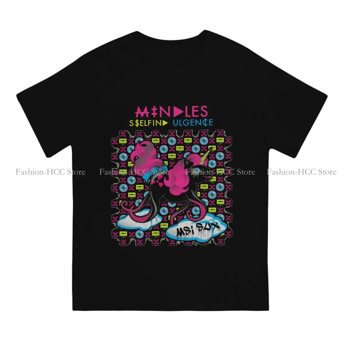 Mindless Self Indulgence Record Music T Shirt Polyester Fashion Men Tees Summer Clothing Harajuku Crewneck TShirt