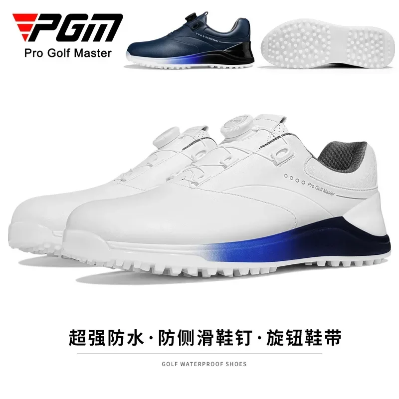 

PGM Men's Golf Shoes Anti Slip Nail Knobs Laces Golf Sports Shoes