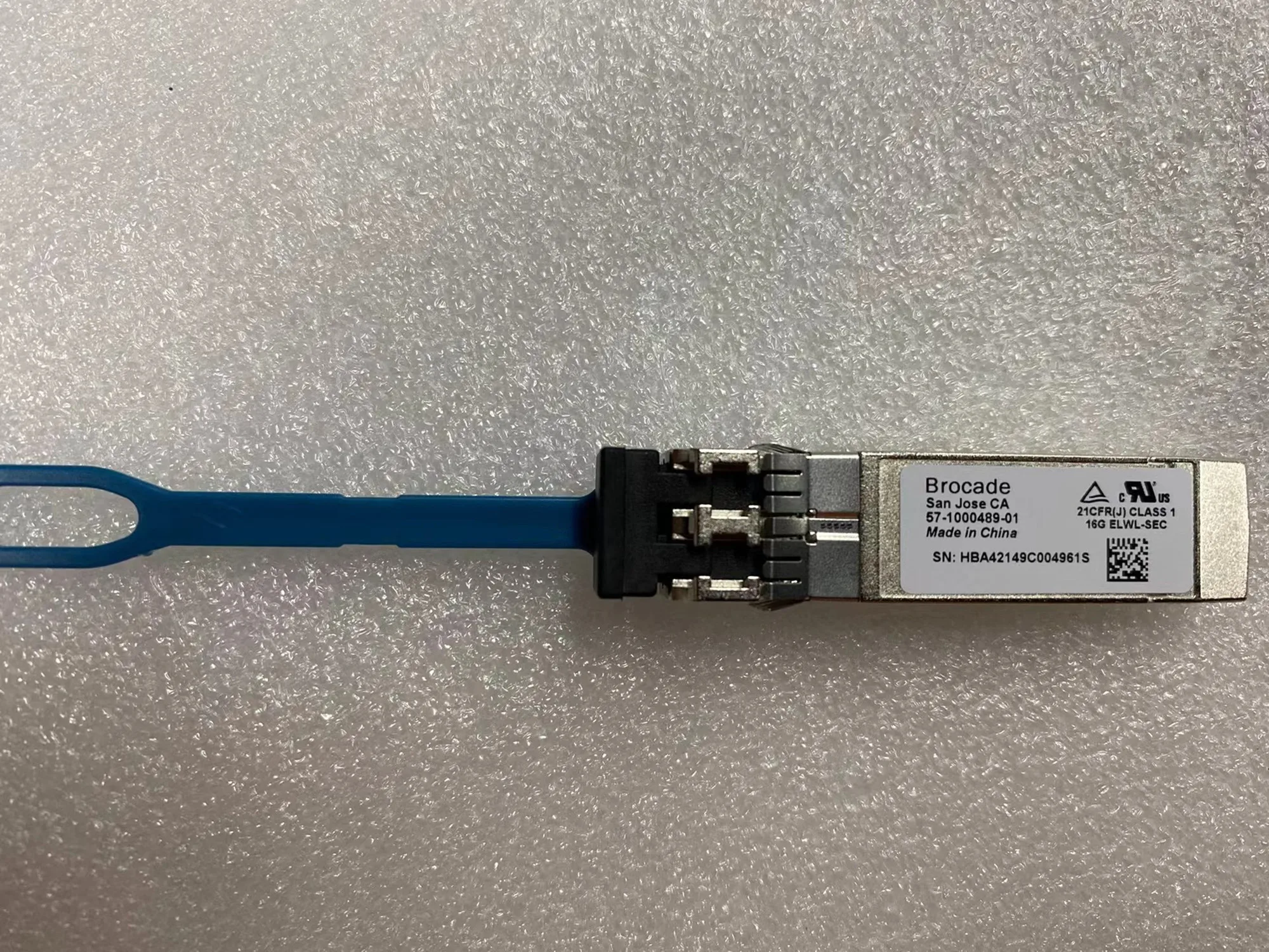 

Brocade 16G 25KM Transceiver 57-1000489-01/16GB SFP Fiber Switch Single Mode/Brocade SFP Module Fiber optical 25km 16g