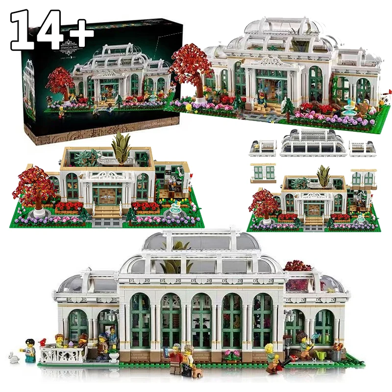 

2026 new artificia botanical Garden model street view building blocks 21353 DIY assembly for Boys and girls Adult Christmas