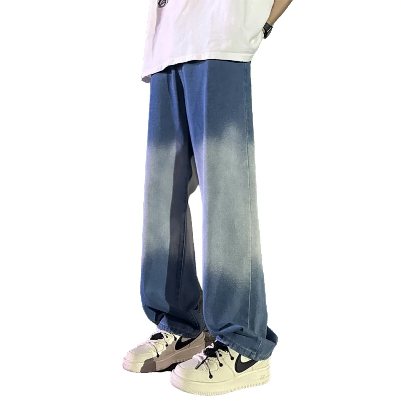 

Мужские модные джинсы: новая коллекция весна-осень, хлопковая смесь, цветные блоки, повседневные брюки, уютные и комфортные, для дома и прогулок по городу