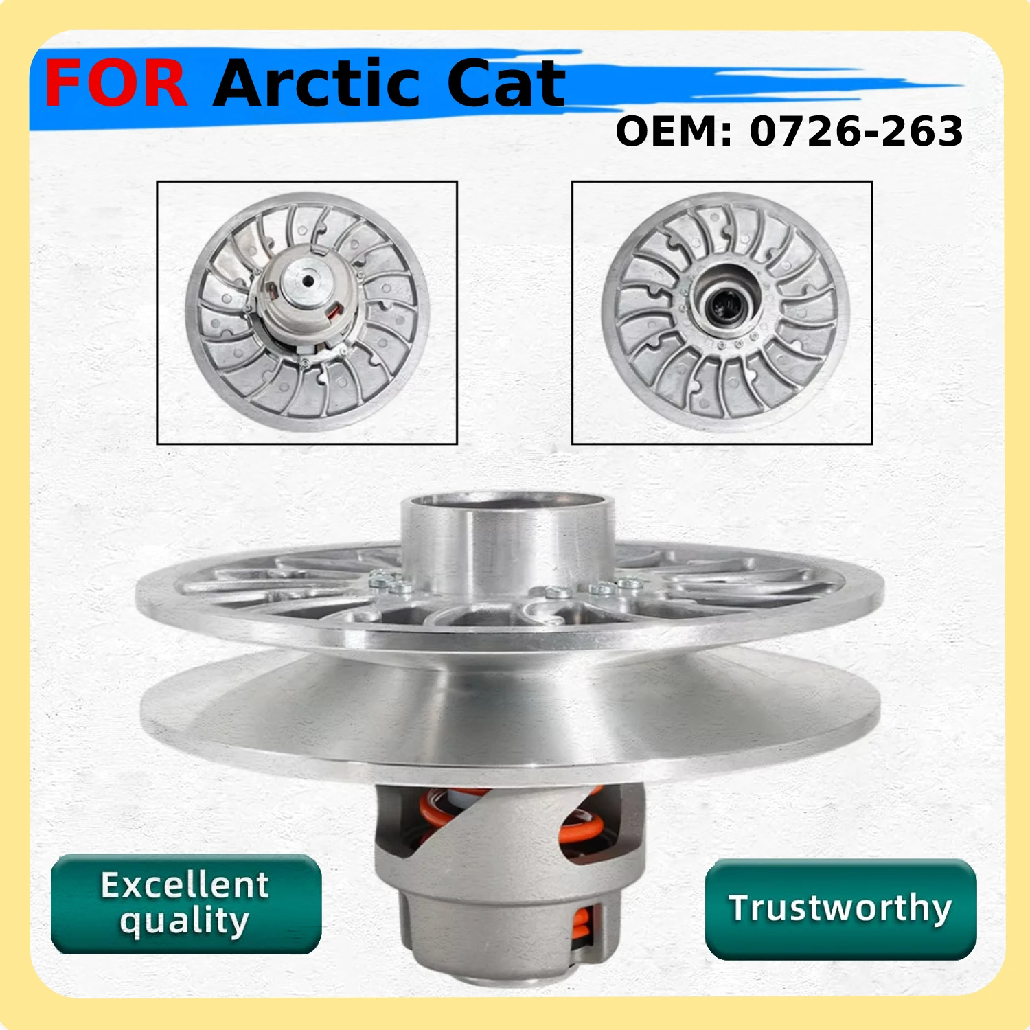 

Motorcycle Rear Primary Drive Clutch Drum Parts 0726-263 For Arctic Cat Jaguar Z1 1100 EFI / Jaguar Z1 1100 EFI International