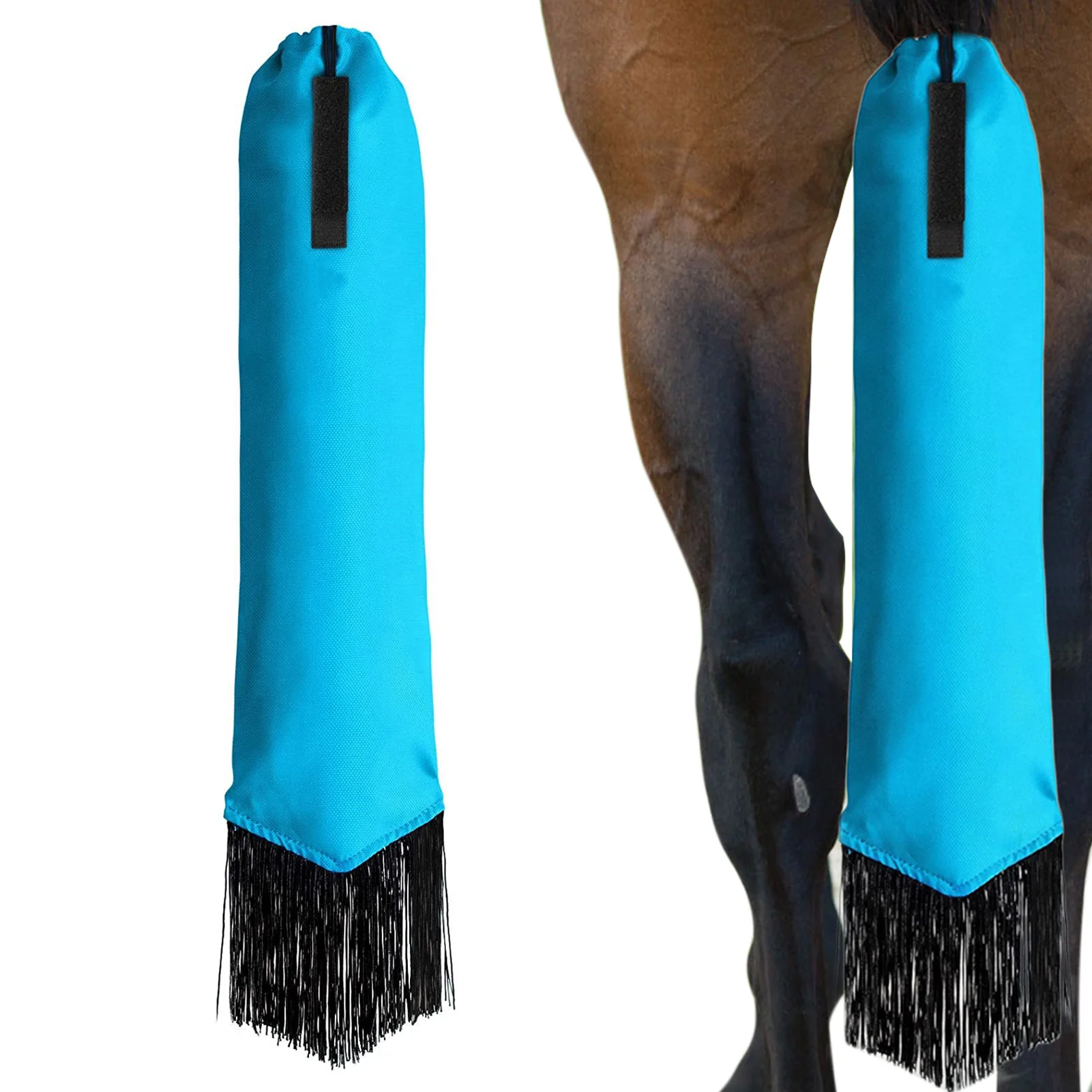 Horse Tail Bag Waterproof Horsetail Protection Bags Durable Animal Braided Horsetail Grooming Wraps Protective Bag Cover