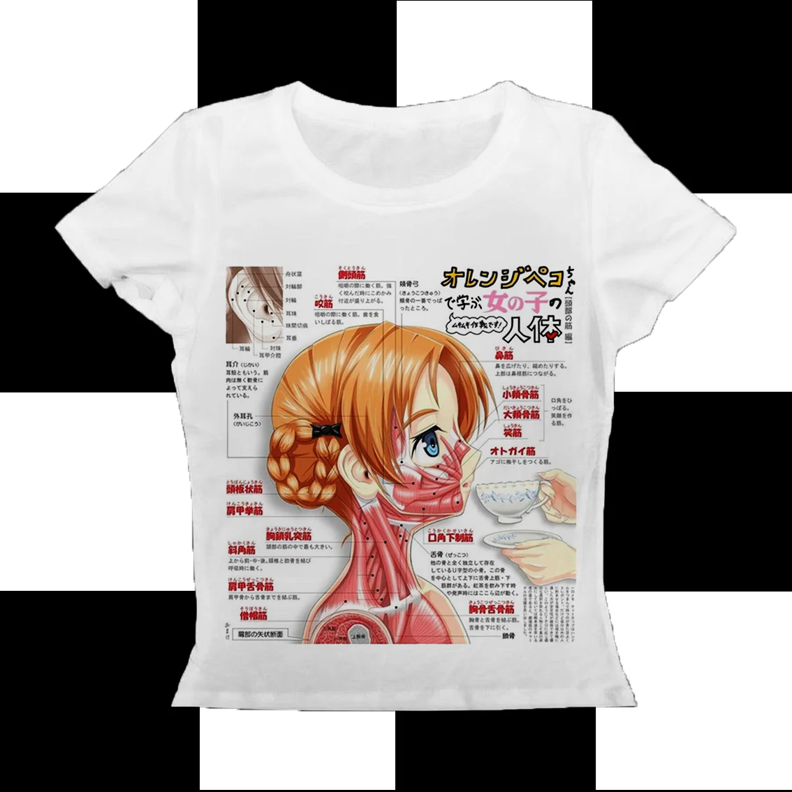 Estética punk Y2k dibujos animados estampado gótico mujeres basura 2000s Casual Slim fit mujeres Top corto ropa de calle mujer Top camiseta emo
