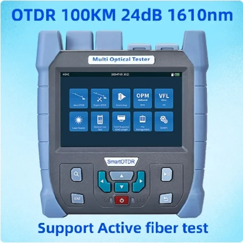 

Многофункциональный OTDR AUA716U/716A — оптоволоконный тестер 100 км, 24 дБ, 1610 нм с OPM/VFL/OLS/EventMap, для обслуживания сети