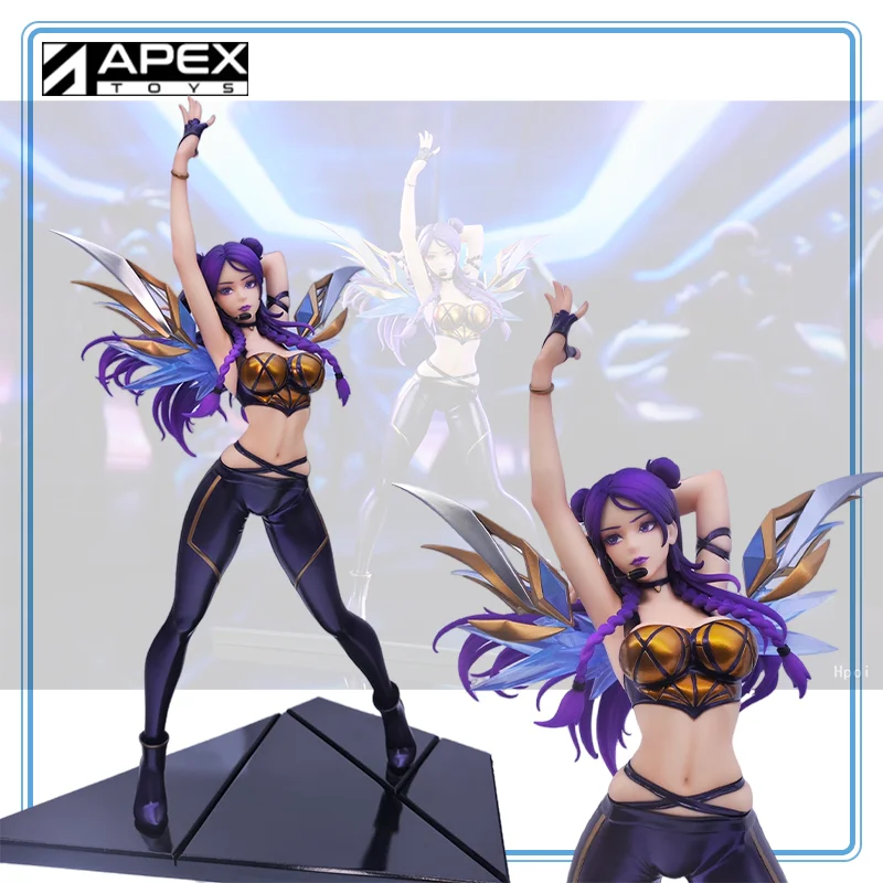 

【100% подлинные】APEX-TOYS, оригинальная модель League of Legends Kai'Sa 1/7 K/DA, украшение, аниме, мультяшный гаражный комплект, подарки, игрушки, модель