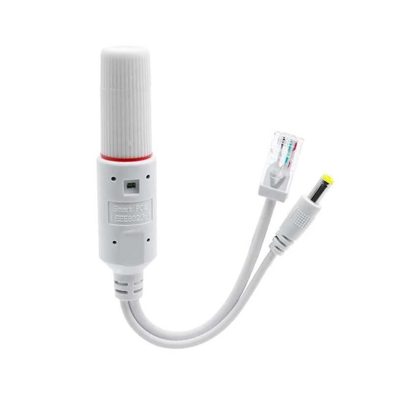 1 Set Cable Supply Module Extender With 5.5x2.1mm POE Spliter 48V To 12V Video And Power Adapter For IP Camera Splitter Net