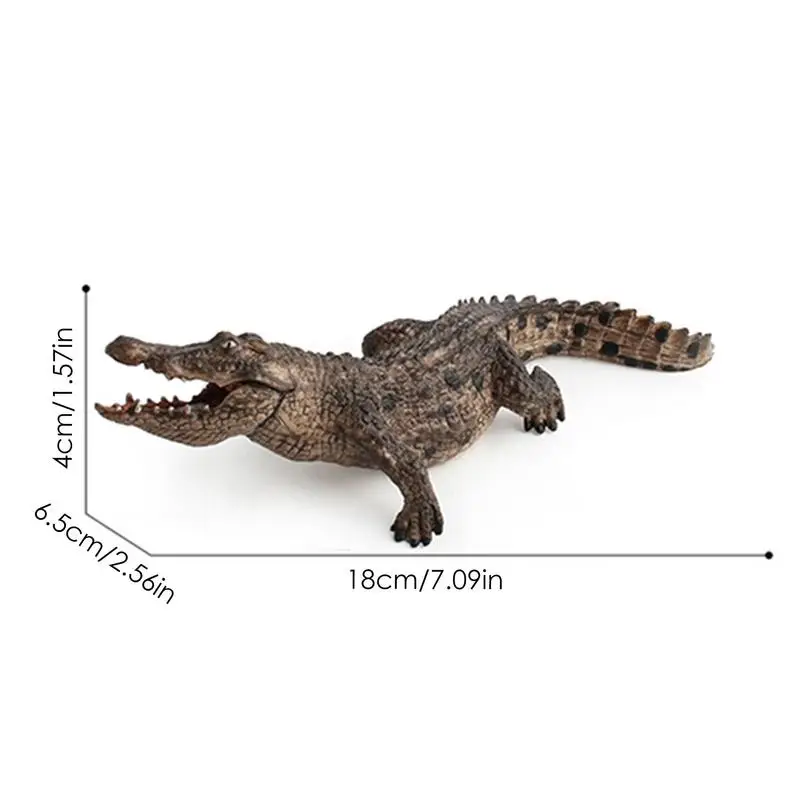 Crocodile Figurines Toy Alligator Toy Creative Artificial Animal Toy Wildlife Animal Model For Educational Playing Children Kids