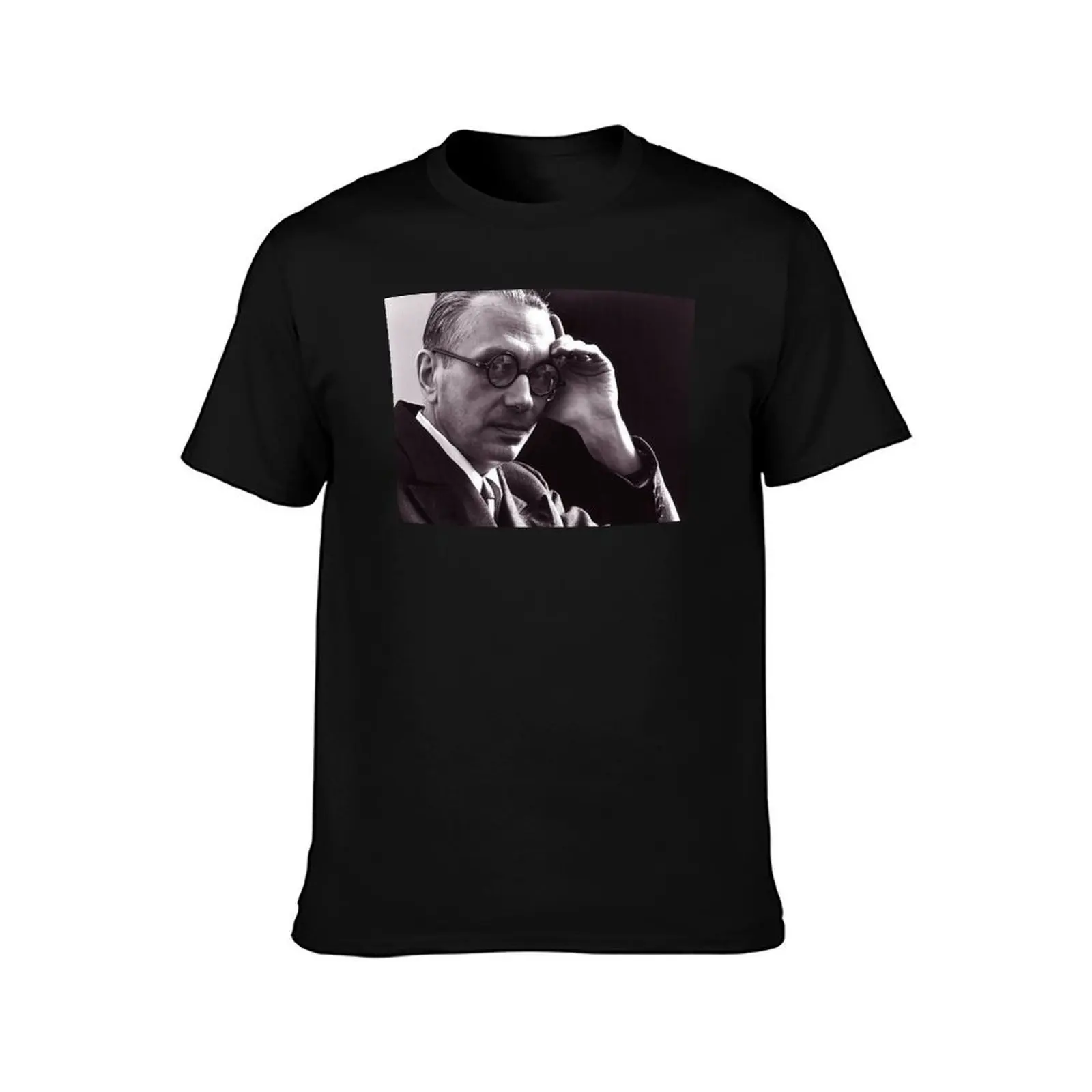 Logician Kurt Godel T-Shirt, Summer Casual Cotton Tee, Oversized Streetwear Tops, Vintage Graphic Print, Loose Fit Short Sleeve