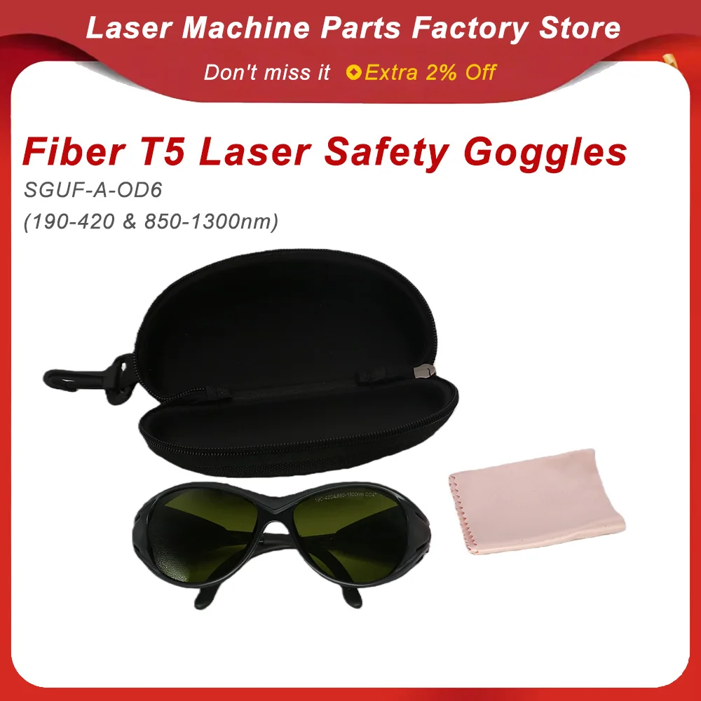 

Защитные очки для лазеров 1064 нм, 850-1300 нм, OD6+, CE, для волоконных лазеров, стиль А