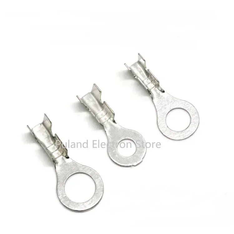 10/50pcs DJ431 A3.2 A4.2 A5.2 B4.2 B6.2 8.2 Wire End Lug Terminal O Ring Bare Copper Press Circular Splice Crimp Cable Connect