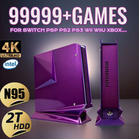 G3 Pro Retro Video Game Console Dual System with 99999+Games for SWITCH/PS3/WIIU/WII/PS2 60+Emulators 4K HD Wireless Controllers