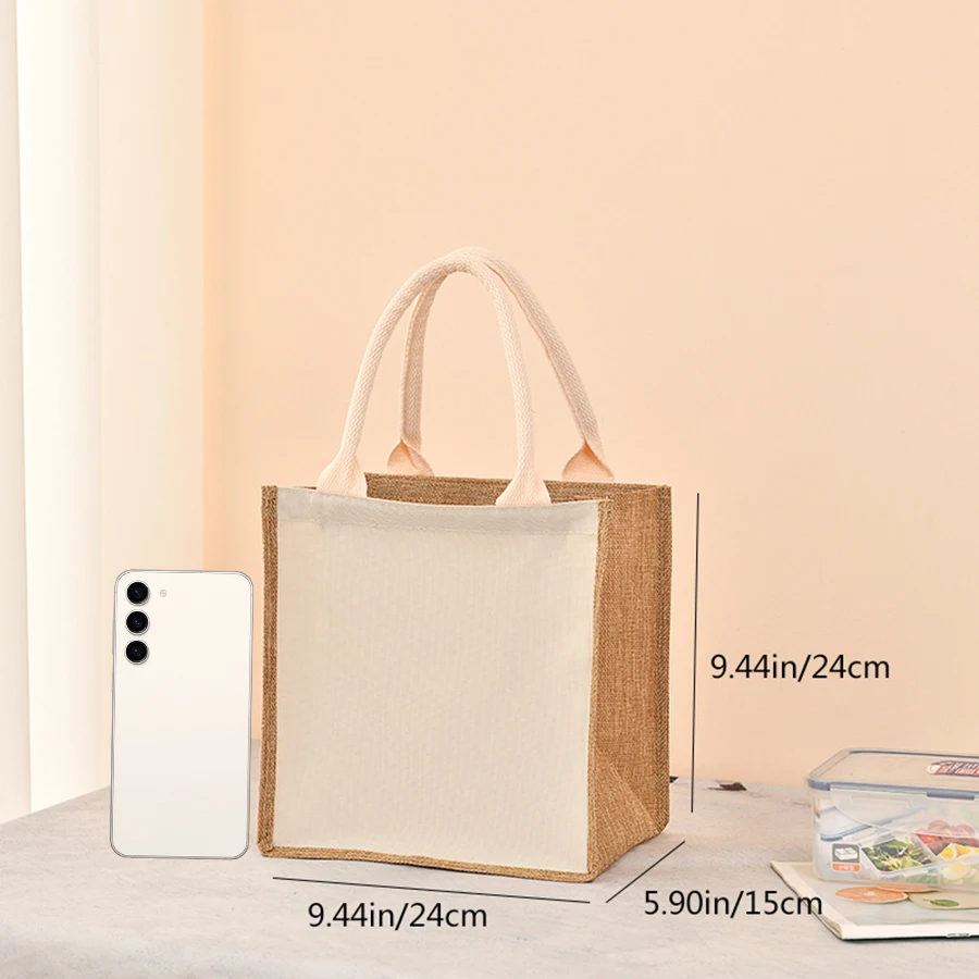 Simple solid color zipper shopping bag  reusable   travel tote bag image 3