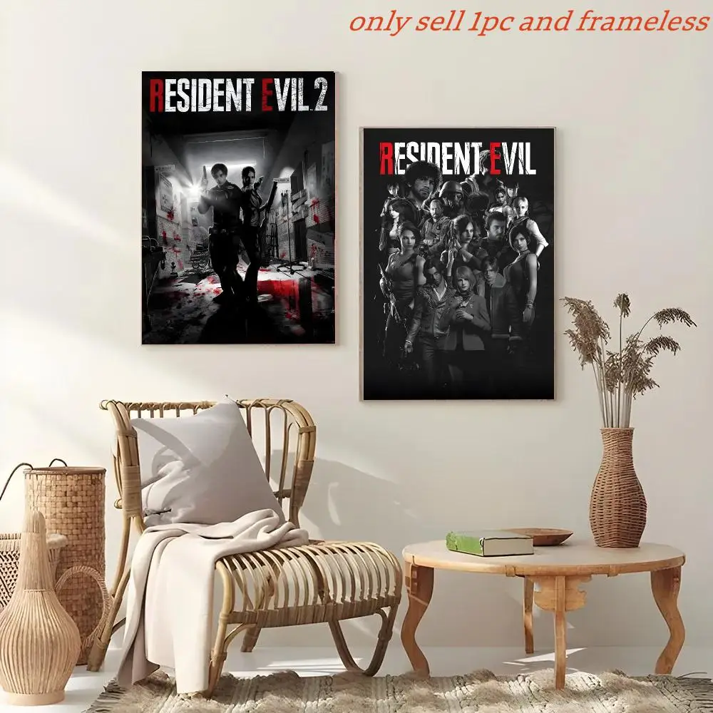 R-Resident E-Evil Game Poster Poster Painting And Print Wall Art Picture For Home Room Decor Gifts