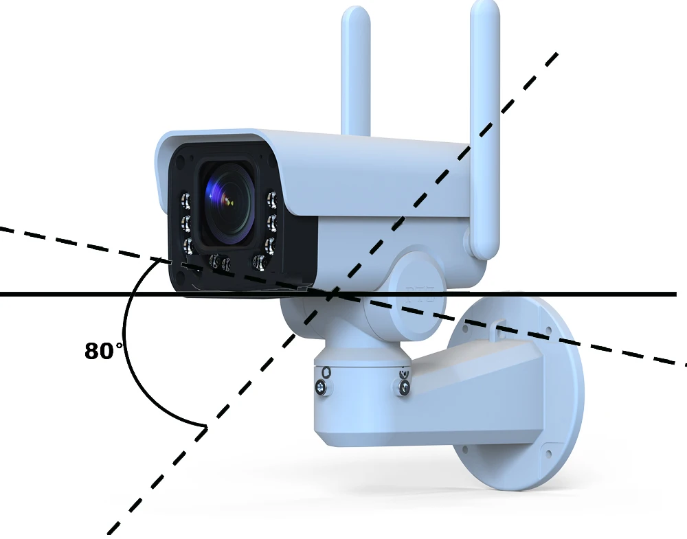 CamHipro 8MP 4G 무선 240X 줌 휴머노이드 자동 추적 IR PTZ 속도 IP 카메라 듀얼 광원 와이퍼 256GB 마이크 스피커