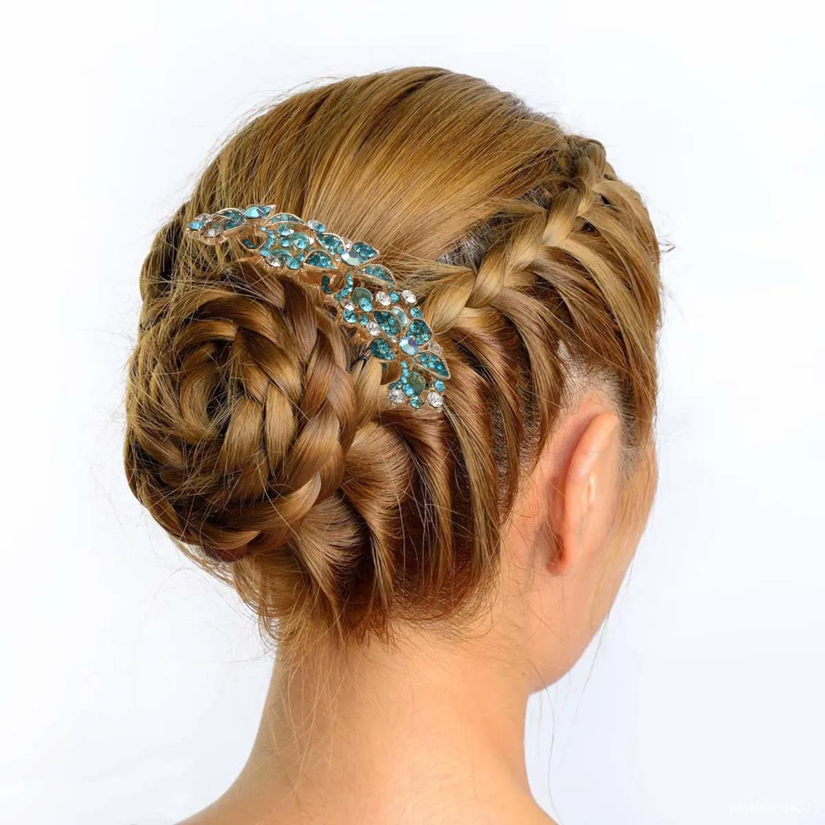 

Crystal Hair Comb Women Headpiece Bridal Accessories for Korean Version Elegant Hairpin Bride