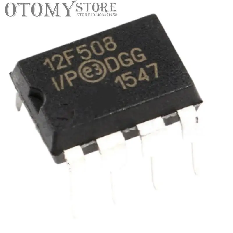 10PCS 100% NEW PIC12F508-I/P PIC12F508 12F508 DIP-8