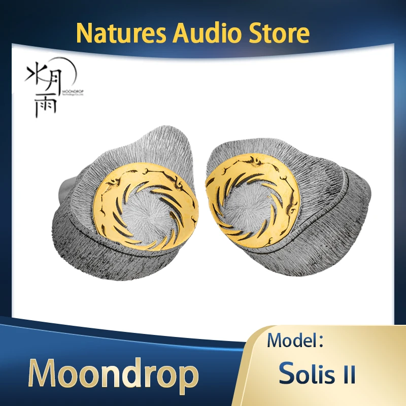 

Наушники-вкладыши MoonDrop Solis II 2DD 2BA 4EST, гибридная технология, спортивные наушники-вкладыши для диджея со съемным кабелем