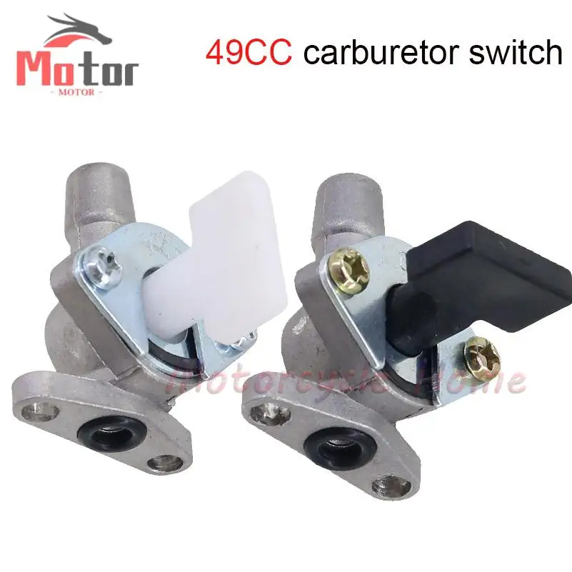 Aluminum Alloy Fuel Tank Switch Fuel Valve Faucet Switch Carburetor Oil Switch for 49Cc Mini Pocket Bike Motorcycle Parts