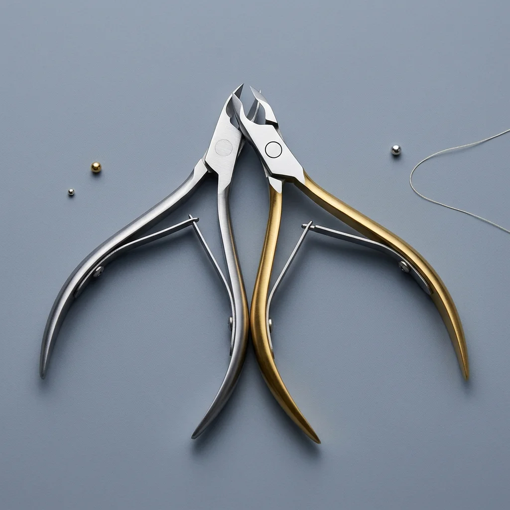1Pc Cuticle Trimmer Nail Cuticle Cutter Stainless Steel Cuticle Nippers with Sharp Blades Clippers Manicure Tools