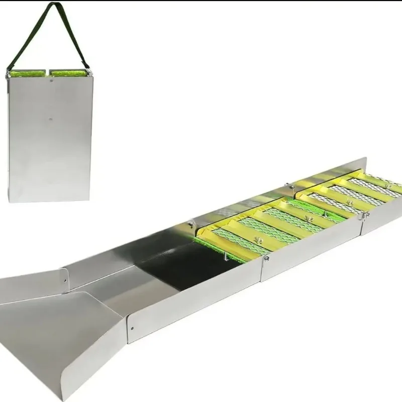 Gravity Gold‑Sluice Box Rubber Liner Gold‑Separating Chute Non‑Powered Gravity‑Separation Gold Washing Processing Tool