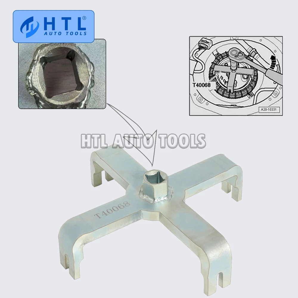 

Ключ для датчика топливного бака T40068, высокоэффективный гаечный ключ для крышки топливного насоса, специальный инструмент для Audi A6 2005+/A8 2003+