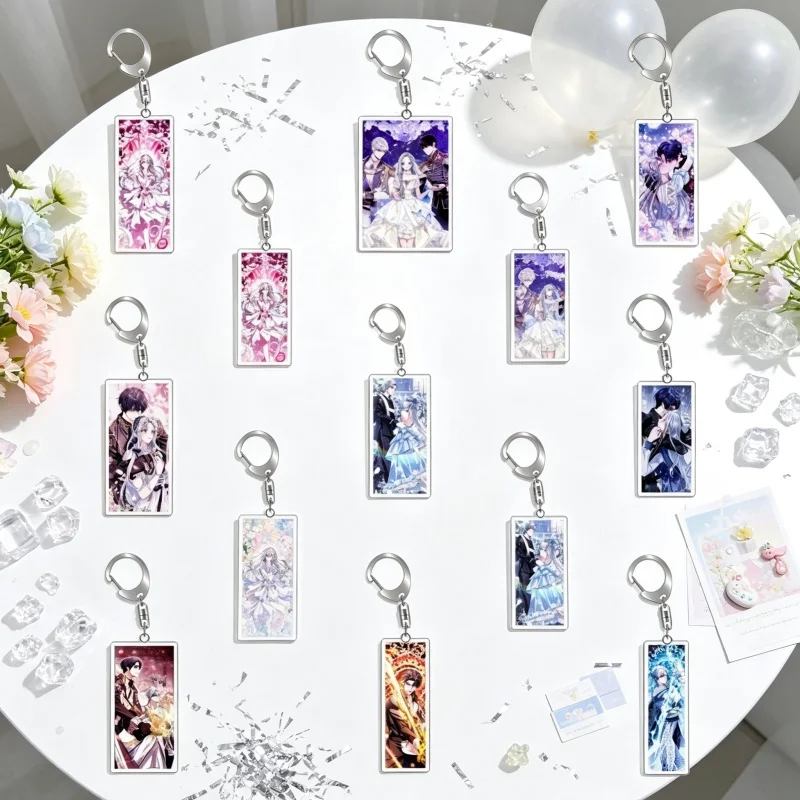 Acrylic Pendant Keychain addy, I Don't Want This Marriage! 2026 High popularity Fans Gifts 6cm Cartoon Bag Acrylic KeyRing
