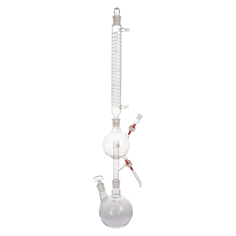 Solvent drying device Filtration slag purification Vacuum drying experiment glass consumables Serpentine condensation tube set