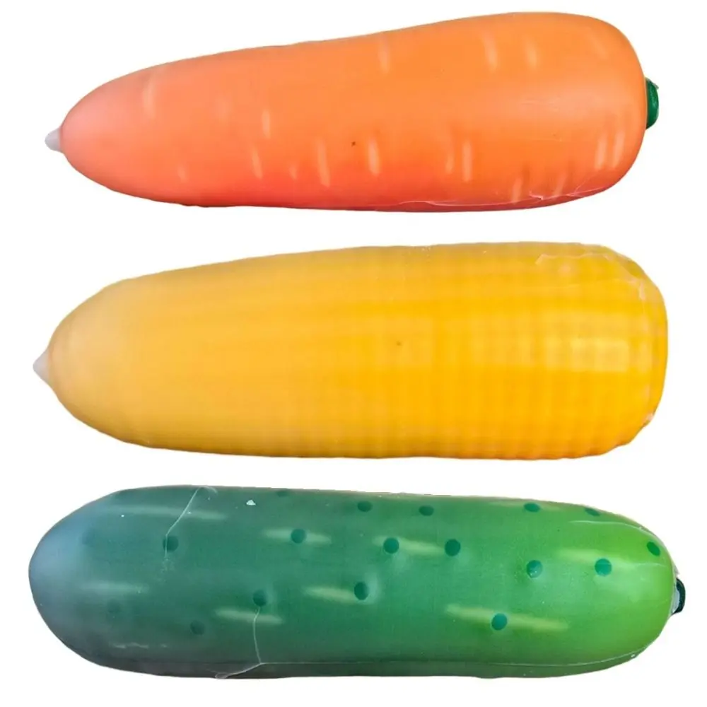Wax Coating Carrot Squeeze Sound Crispy Anxiety Relief Corn Fidget Kneading Hand Relax Sensory Stress Office Desk