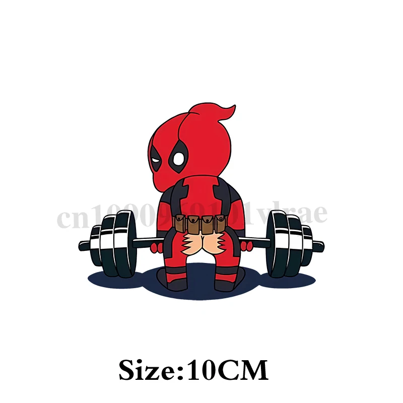 Deadpool MINISO UV DTF Cup Wrap Cartoon Wrap Tumbler DIY Logo Sticker Glass Can Selfadhesive Waterproof for Water Bottle Decor