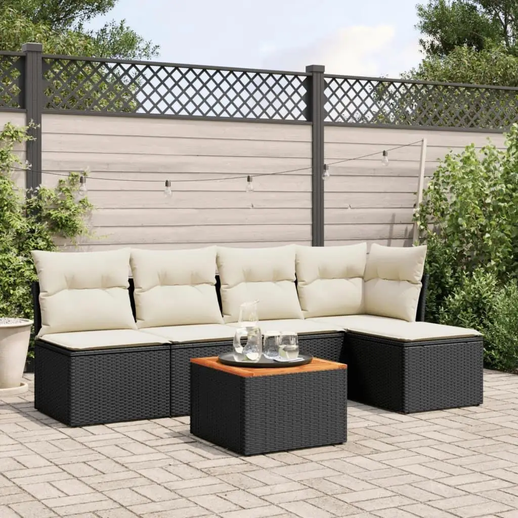 

Modern Outdoor Sofa Set Black