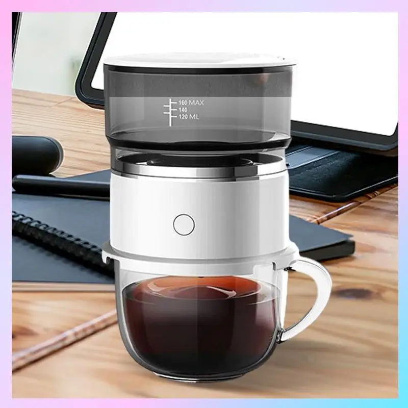 

ABRG-Портативная кофеварка ручного прессования с фильтром из нержавеющей стали, автоматическая капельная машина для путешествий, кемпинга, офиса